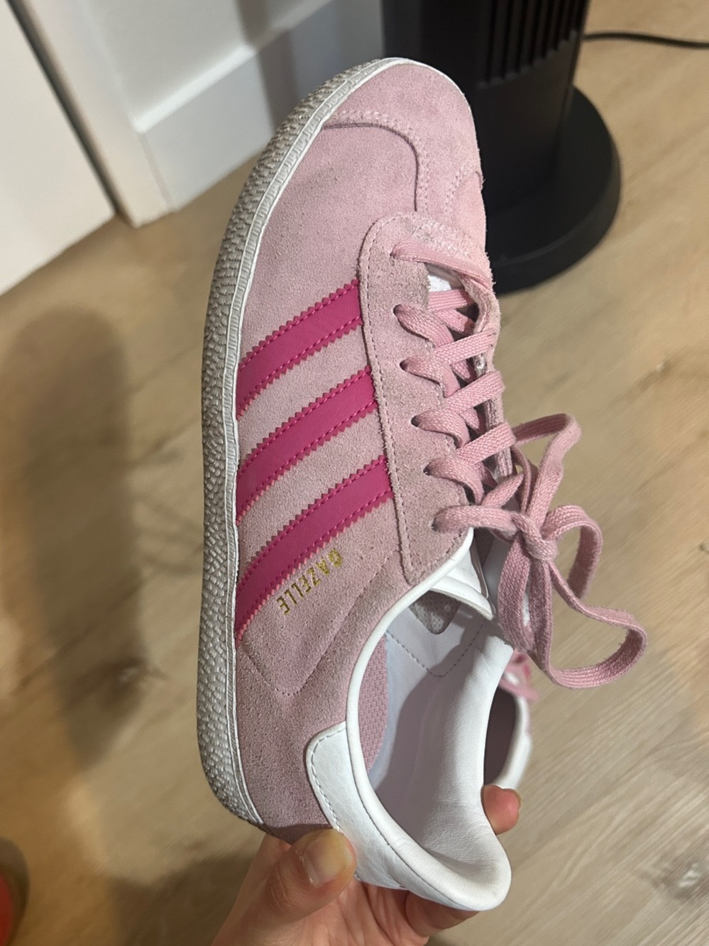 Adidas Pink Suede Gazelle Sneakers